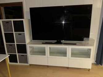 White Entertainment Center 