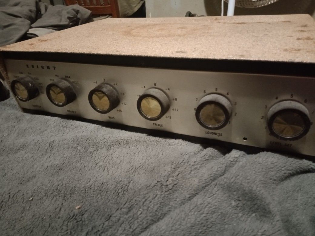 Very Rear Vintage Knight Tube Power Amplifier