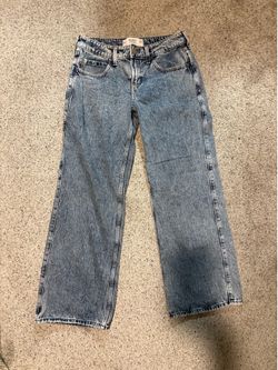 Hollister blue low-rise baggy jeans Size 26"
