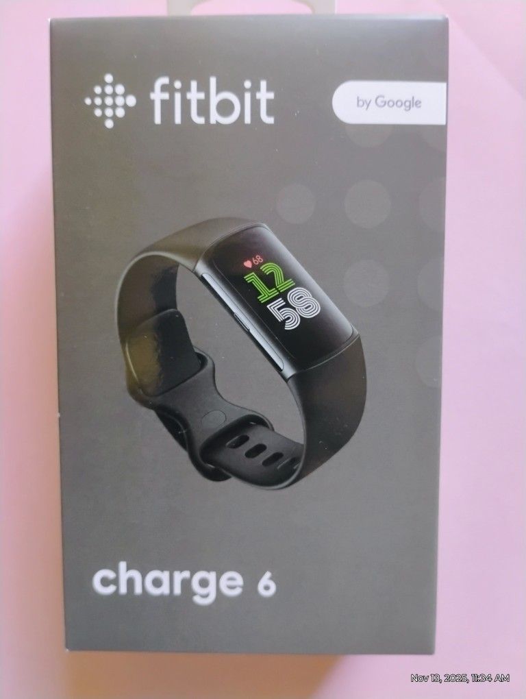 Fitbit Charge 6-Activity & Fitness Tracker. New In Box!