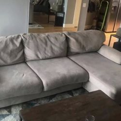 FREE L shaped Sectional Couch (right chaise)
