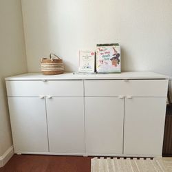 IKEA White Storage Cabinet / Sideboard – Great Condition