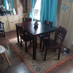 Dinner Table With Four Chairs