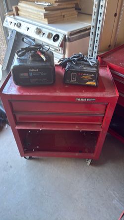 Tool chest, battery charger