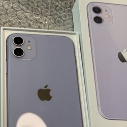 iPhone 11 Purple 128GB UNLOCKED Like New with Box 