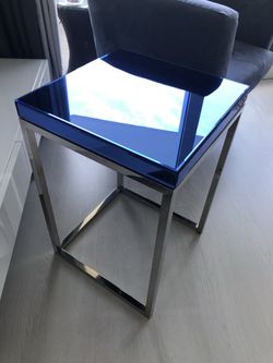 ZGallerie Stunning Blue End Table !