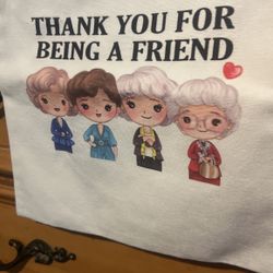 GOLDEN GIRLS SMALL CLOTH BAG NEW