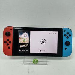 Nintendo Switch v1 Console Gaming System HAC-001 Red/Blue
