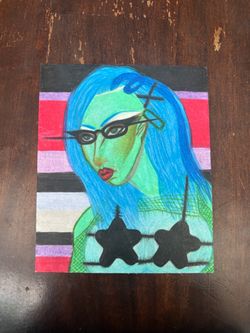Zombie Girl Original Art