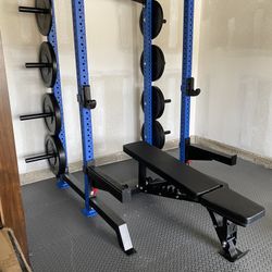 HR1000/ HEAVY DUTY SQUAT RACK/ PULL UP BAR/ POWER RACK/ GYM EQUIPMENT/WEIGHTS/ BARBELL/ BENCH/ FREE DELIVERY 
