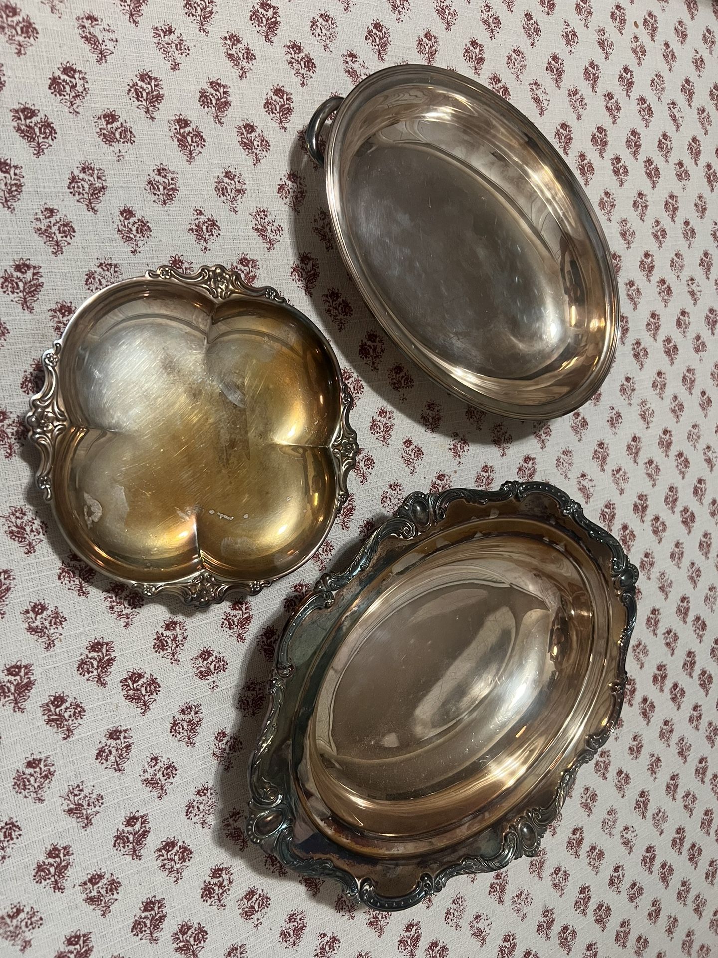 Three Silver Platters