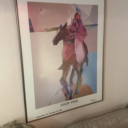 Veloy Vigil Framed Art Print/Poster