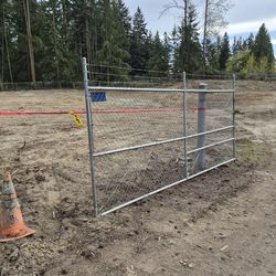 Swing commercial gates total of 2