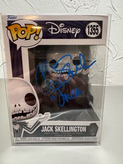 Jack Skellington autographed Funko Pop