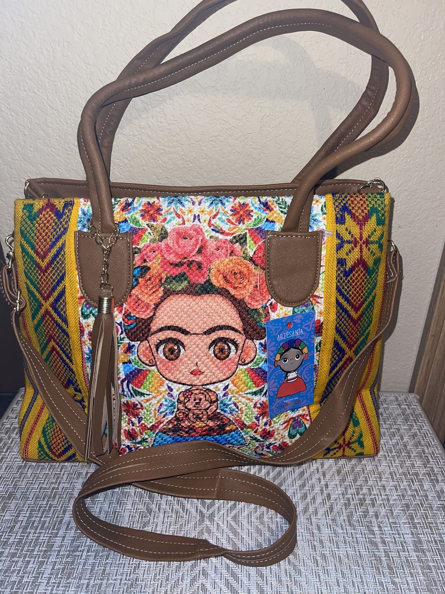 Bolsa Artesanal Frida Kahlo