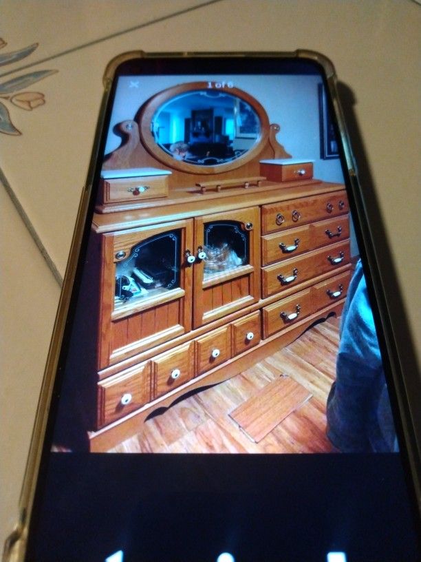 Large Wood Dresser