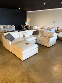 Pottery Barn Style Sectional | Modular Sofa | Performance Fabric | 5-Piece