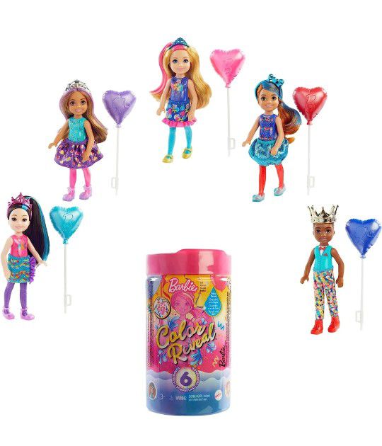  Barbie Color Reveal Doll 6 Surprises New Mattel Sealed Party Supplies Gift Girl