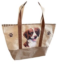 Adorable Brittany Spaniel Tote Bag