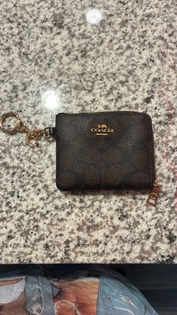 Coach small corner zip wallet