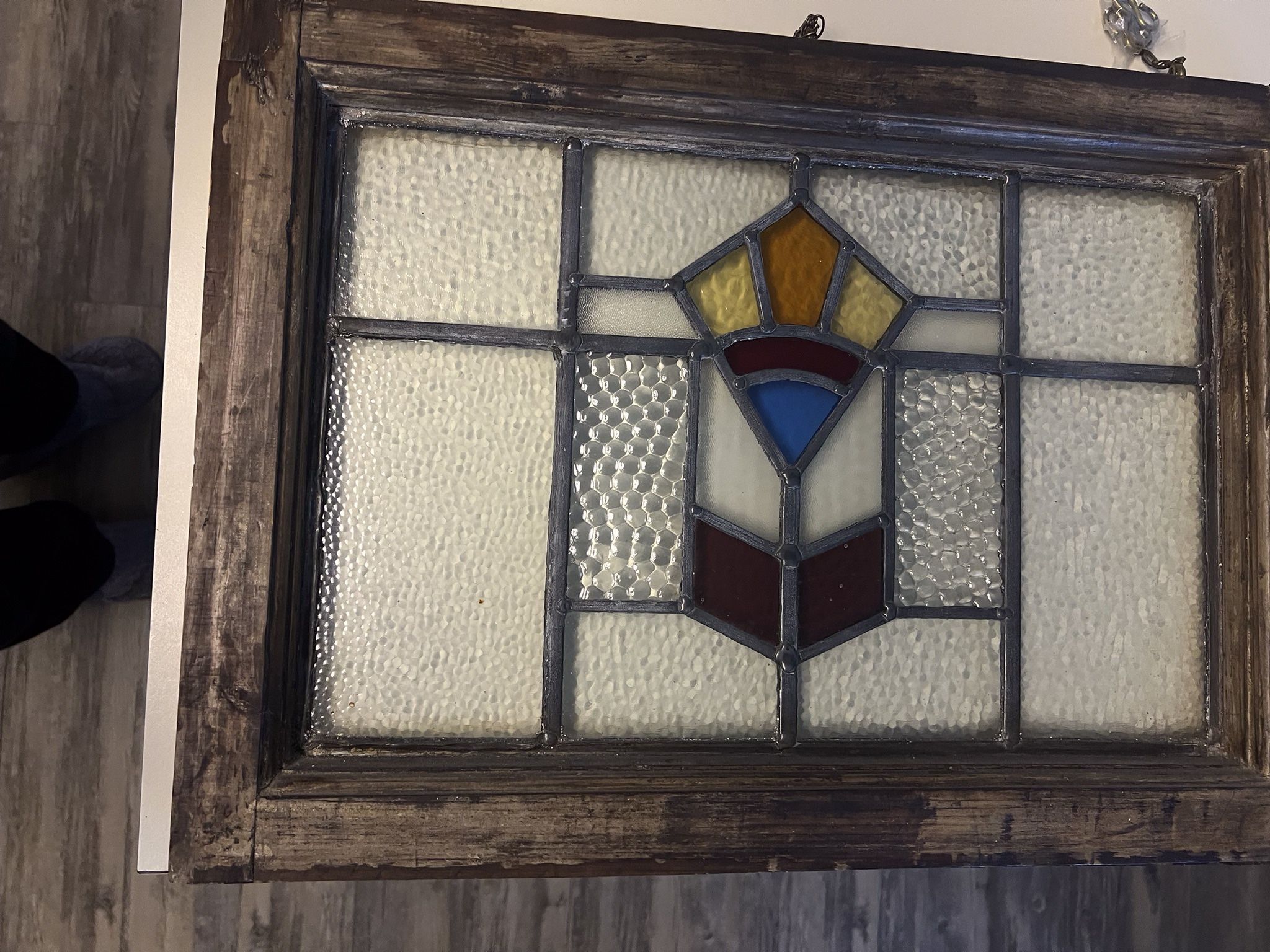 Antique Stained Glass In Window Frame for Sale in Tucker, GA OfferUp