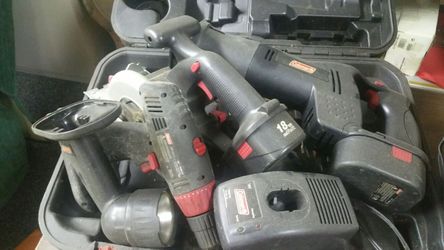 Full cordless drill saw set 18 v