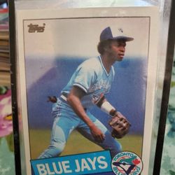Tony Fernandez 1985 Topps Rookie Baseball Card 