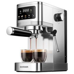 SHARDOR 20-Bar Espresso Machine 