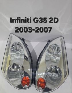 Infiniti g35 coupe 2003-2007 headlights