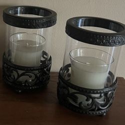 Home Interiors Set Candelabros 