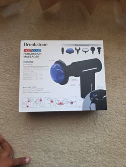 brookstone hot cold percussion massager