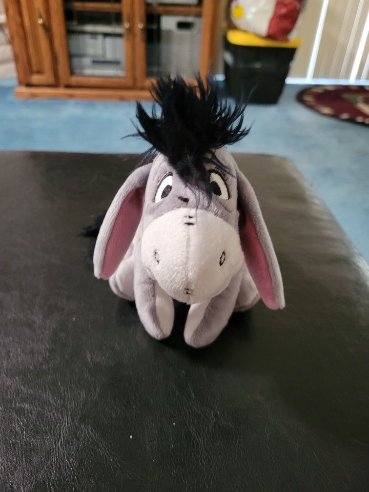 Disney Plush Eeyore Of Winnie The Pooh 8"