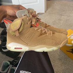 Travis Scott - Cactus jack 6s “British Khaki”.       (no Box)