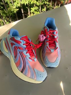 PUMA speedcat 2.0 Multicolor Sneakers with Red Laces