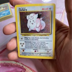 Clefairy Holo From Base Set 