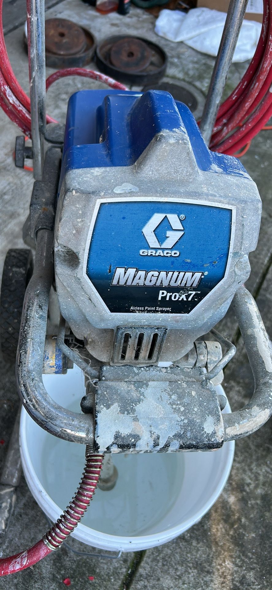 GARACO Magnum PROX7 Airless Paint Sprayer With Gun Hose Tested Good Working