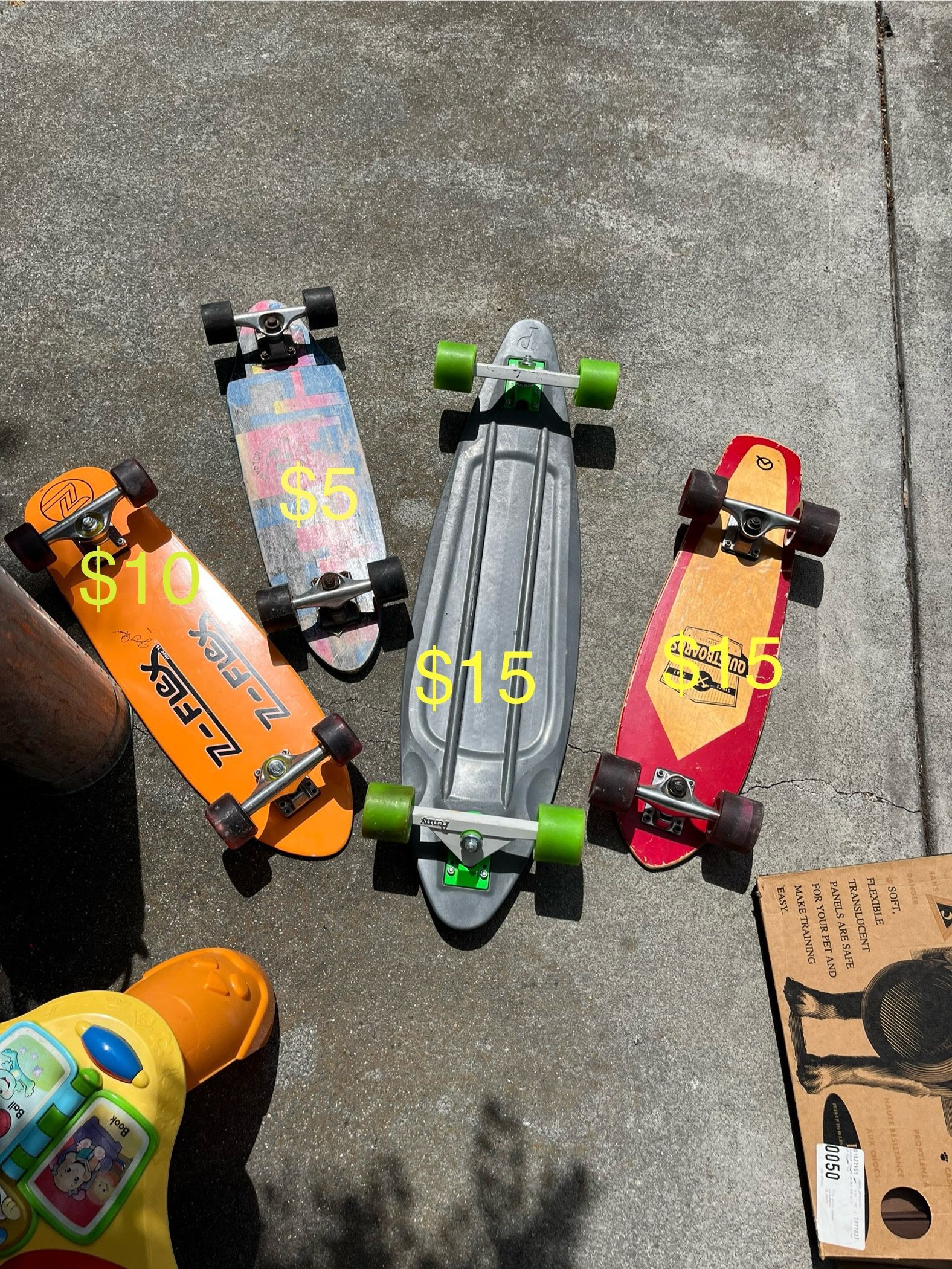 cruiser skateboards. priced to sell