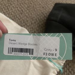 TOMS Desert Wedge Booties