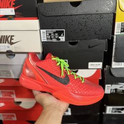DS Kobe 6 Protro Reverse Grinch size 10