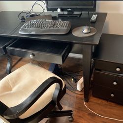 World Market Desk File Chair Printer Stand And Bookcase