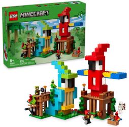 Lego minecraft the parrot houses