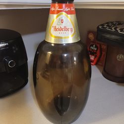 Rare Vintage Heidelberg 320oz Beer Bottle 