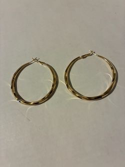 Gold Hoop Earrings
