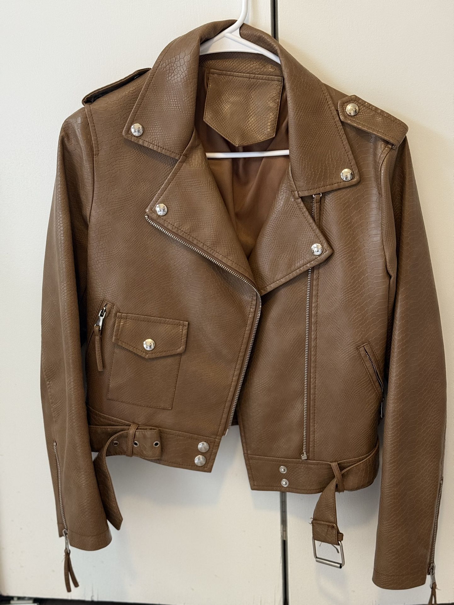 women's leather jacket