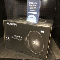 CompQ10. 10” Audio On Sale/ Payment Plans Available/zero Down/ Zero Interest/No Credit Needed
