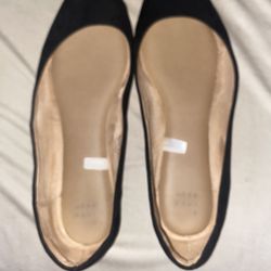A New Day, flats, black, size 12 WIDE 