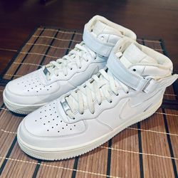 Nike Air Force 1 Mid White '07 -Size 10.5 (# 315123-111)