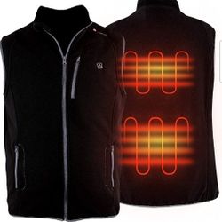 PROSmart Heated Vest Polar Fleece Lightweight Waistcoat with USB Battery Pack for Men and Women (Unisex)

