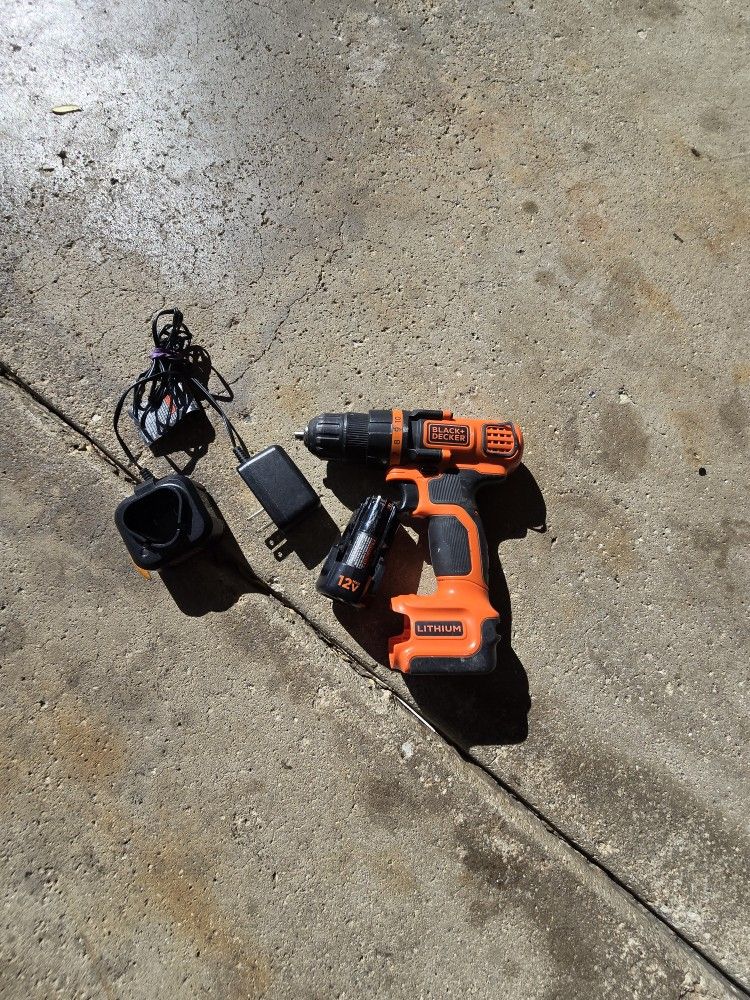 Black Decker 12v Drill