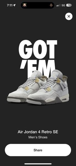 Jordan 4 Craft